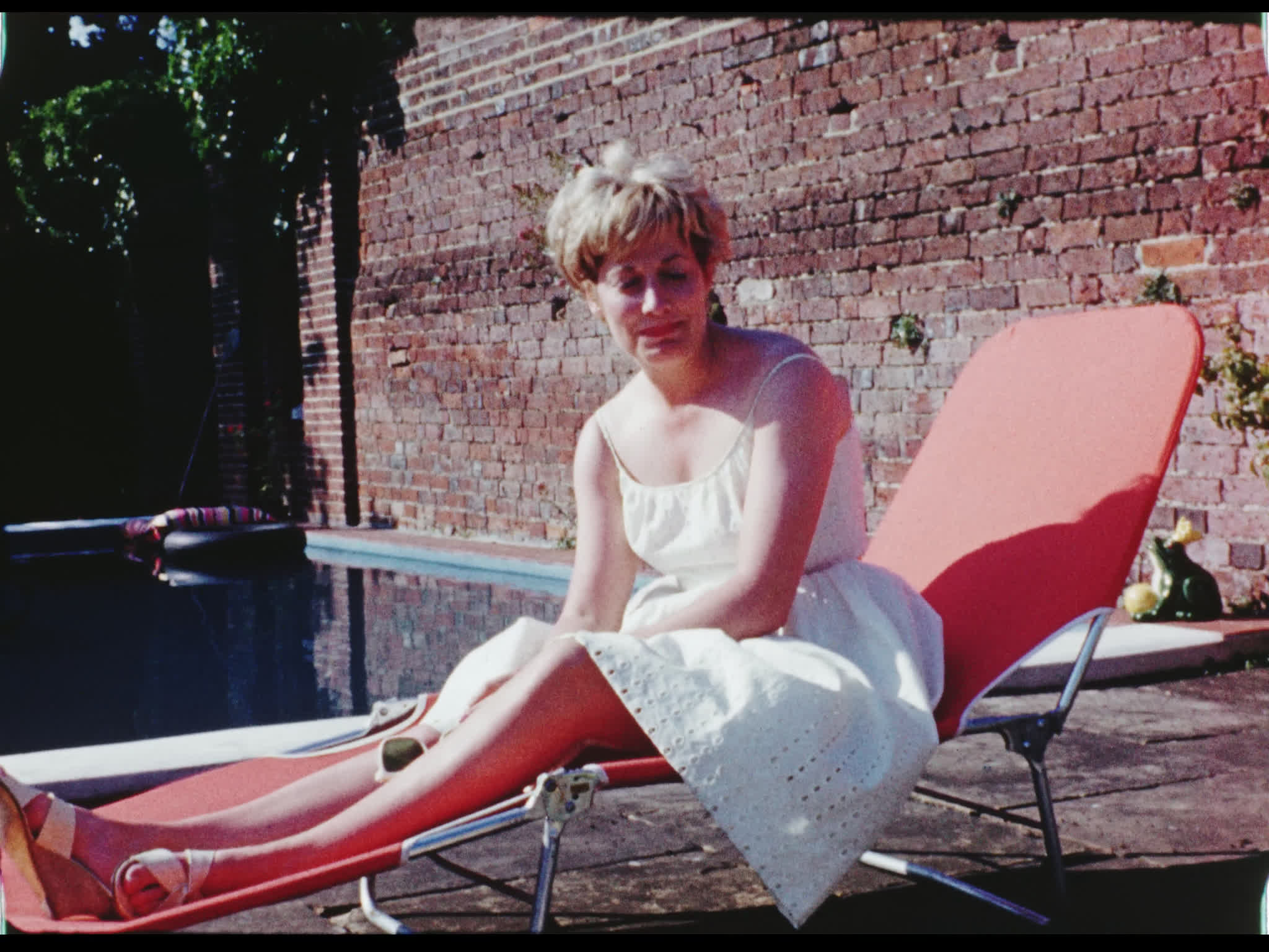 Melissa Stribling by the Pool at Beel House