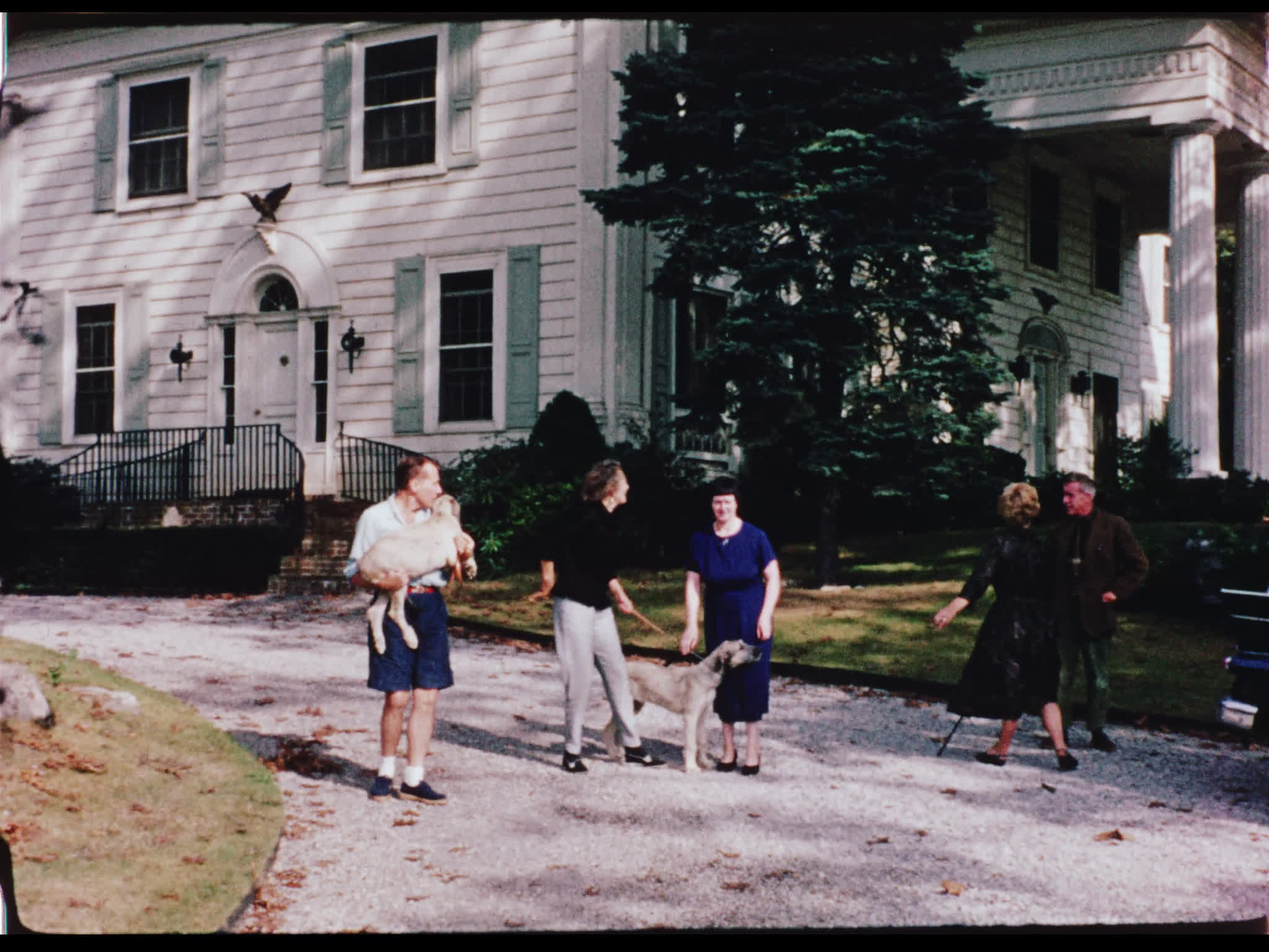 Outside Kay Young's Home in Connecticut
