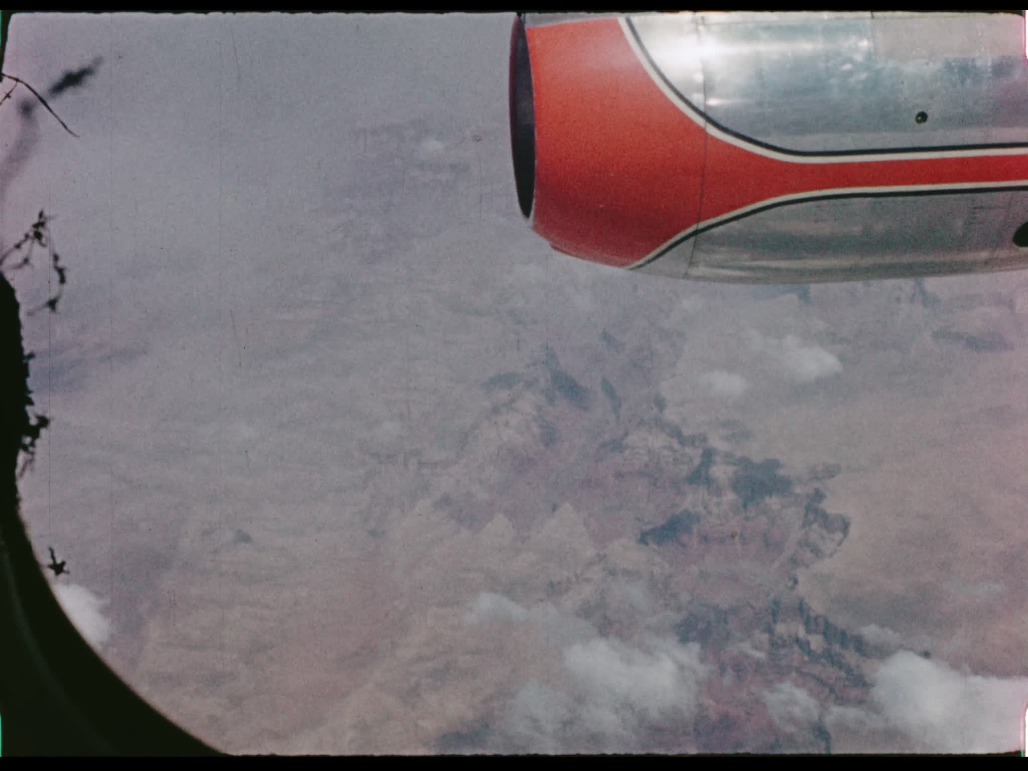 View From Plane Window