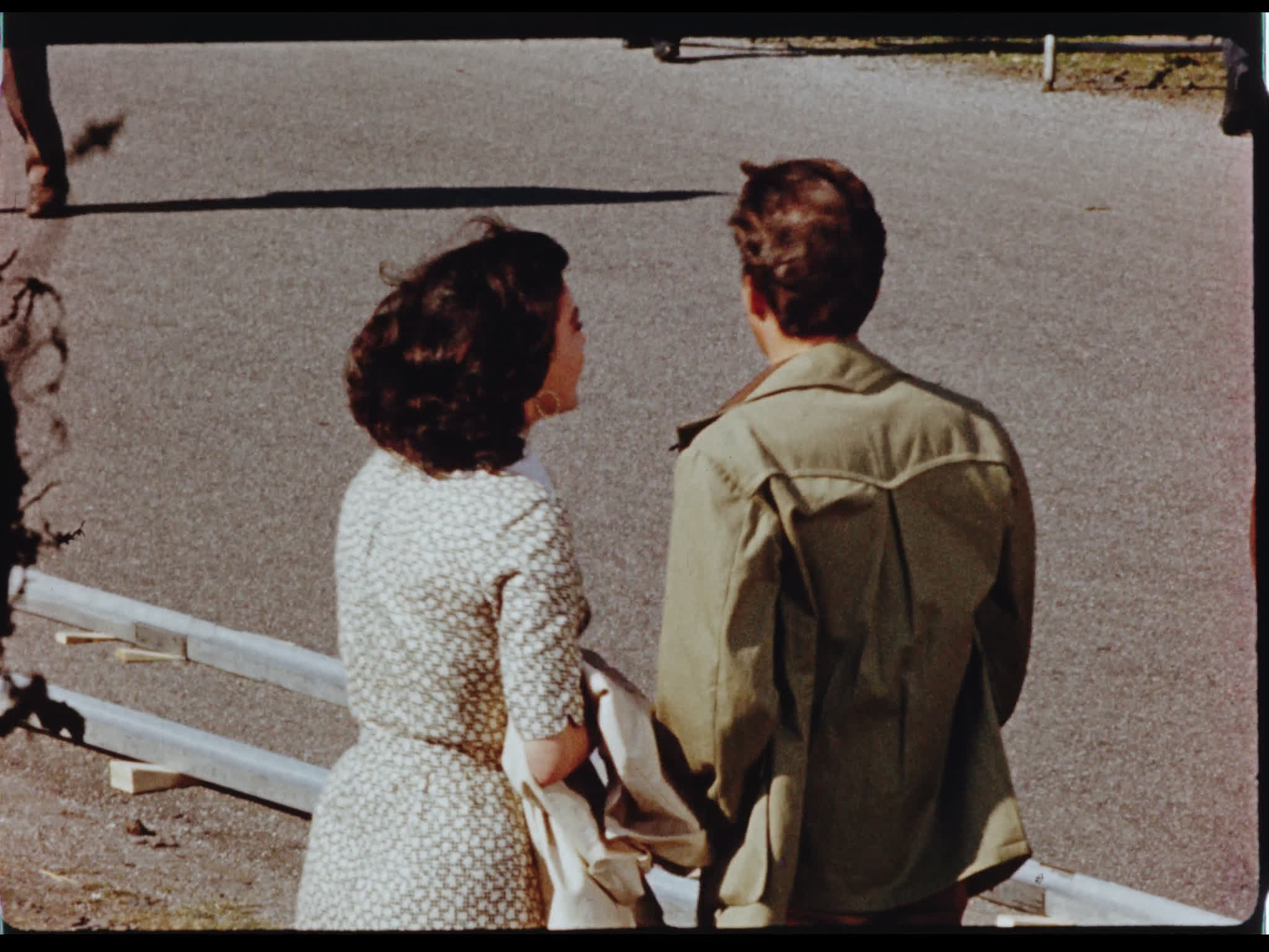 Dirk Bogarde and Ava Gardner on Set of The Angel Wore Red