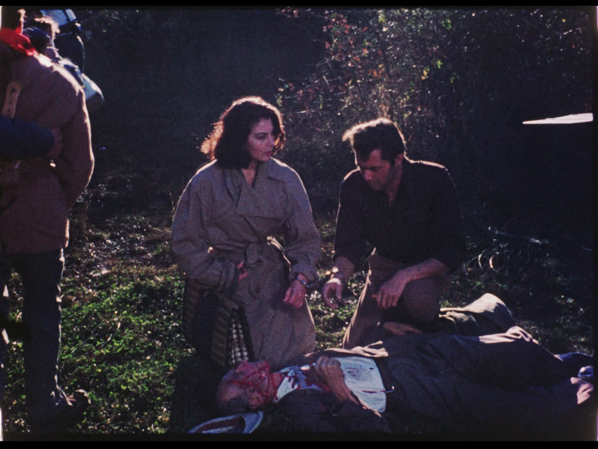 Dirk Bogarde and Ava Gardner on Set of The Angel Wore Red