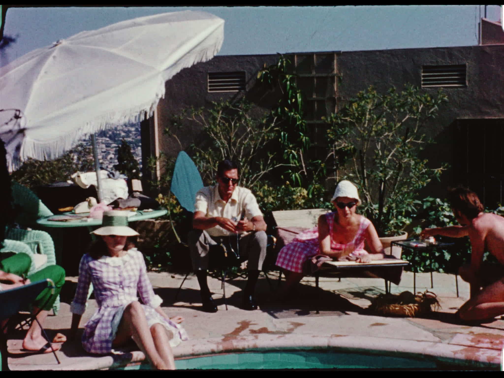 Poolside in Los Angeles