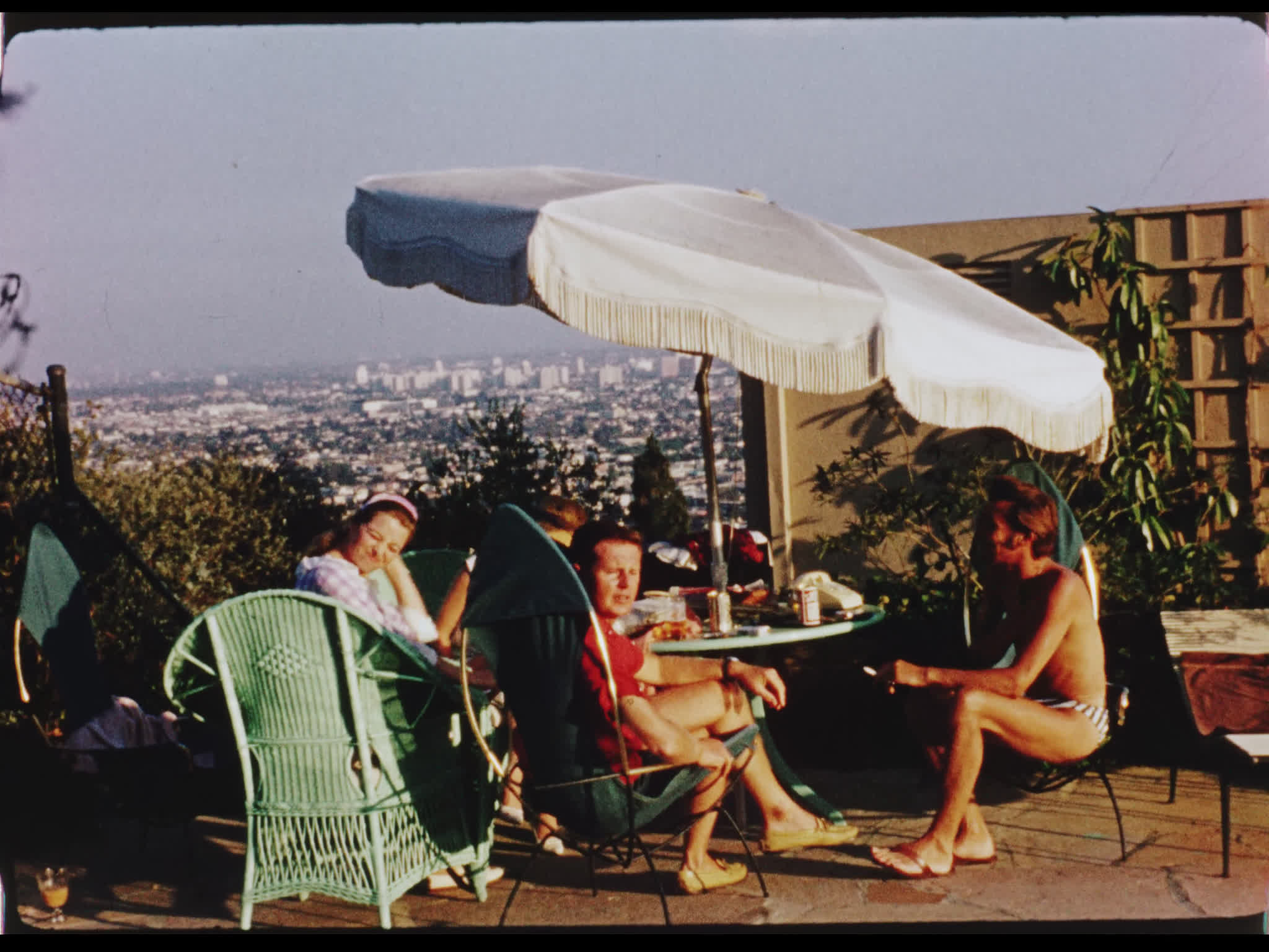 Poolside in Los Angeles