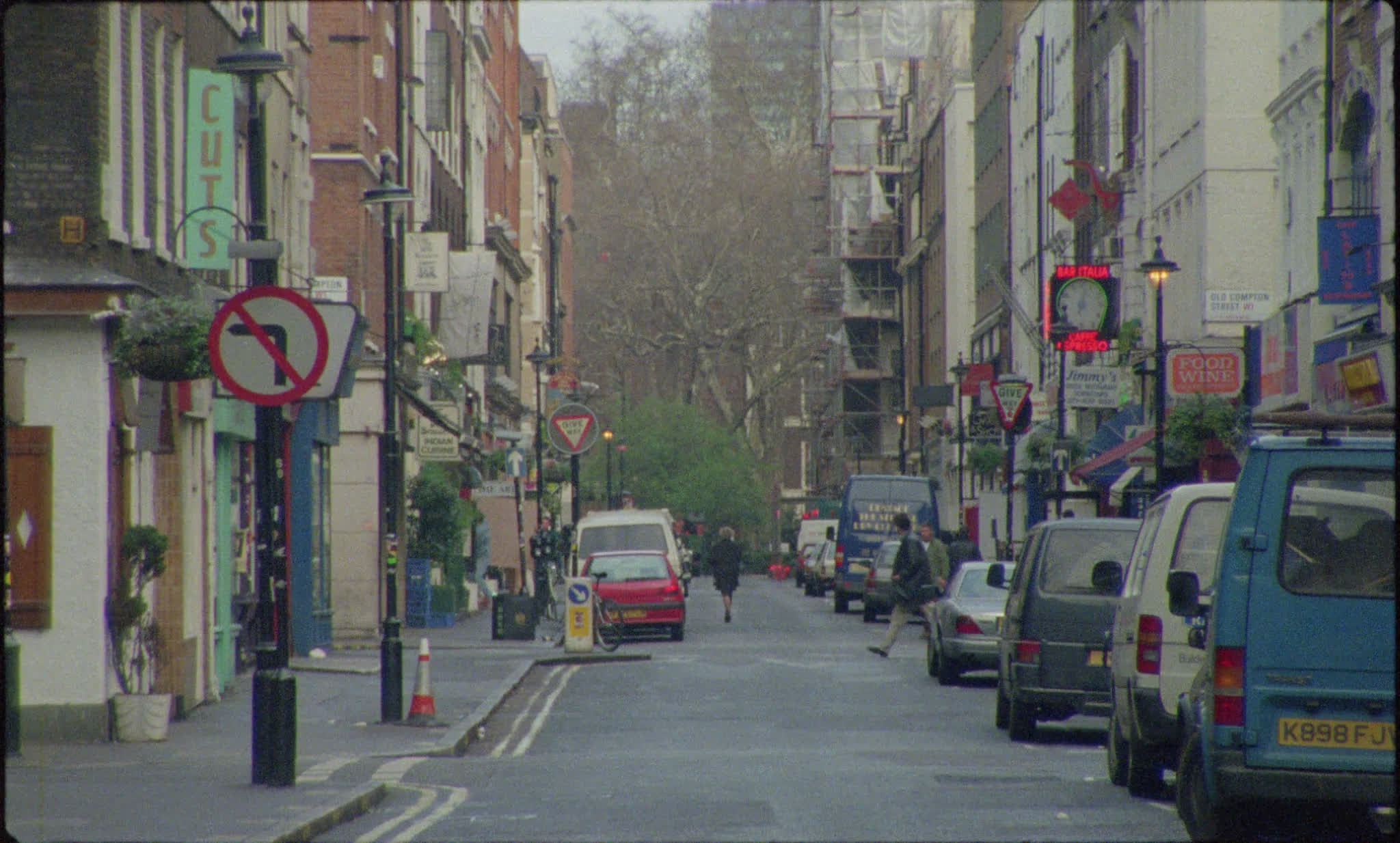 Traffic on Frith Street