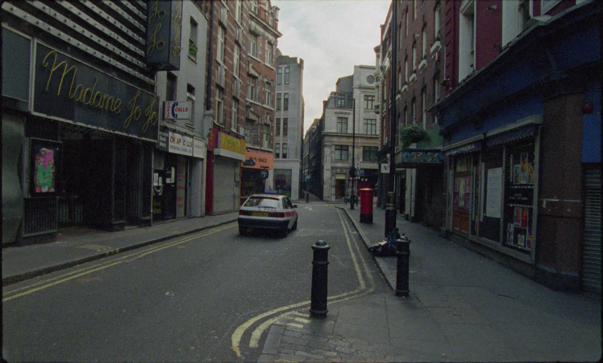 Police Car Driving Down Brewer Street