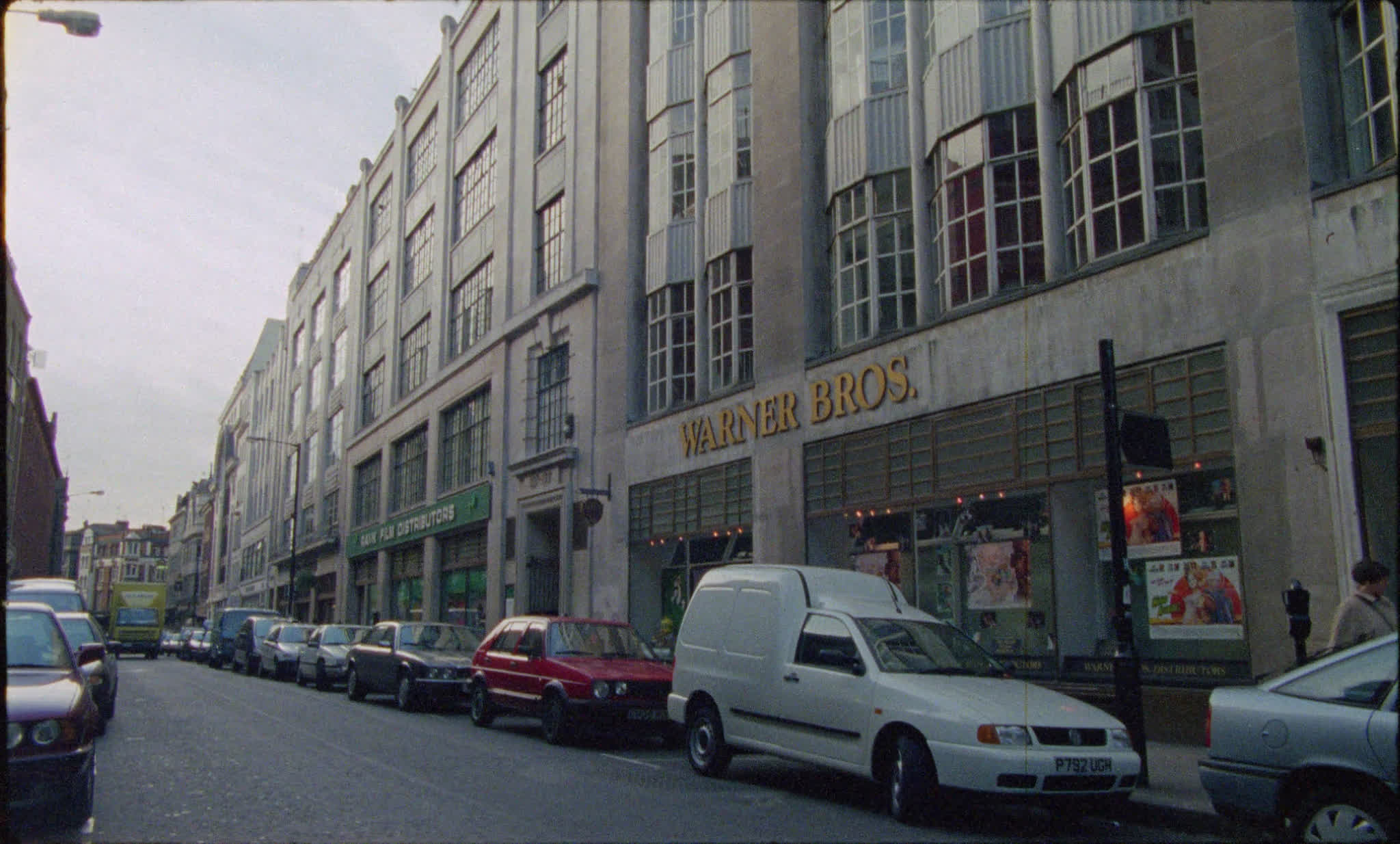 Warner Bros and Rank Video on Wardour Street in 1997