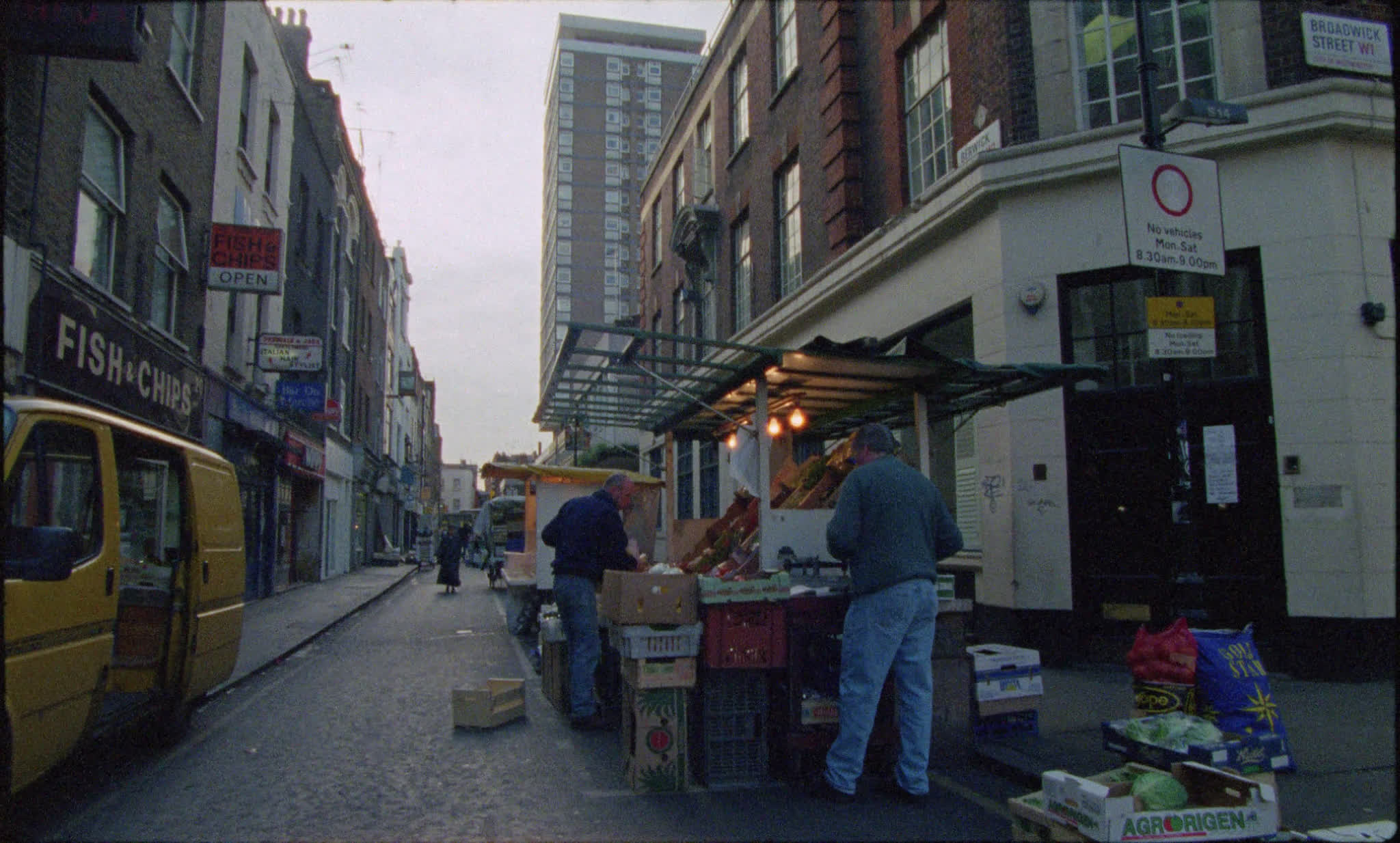 Berwick Street Market in 1997
