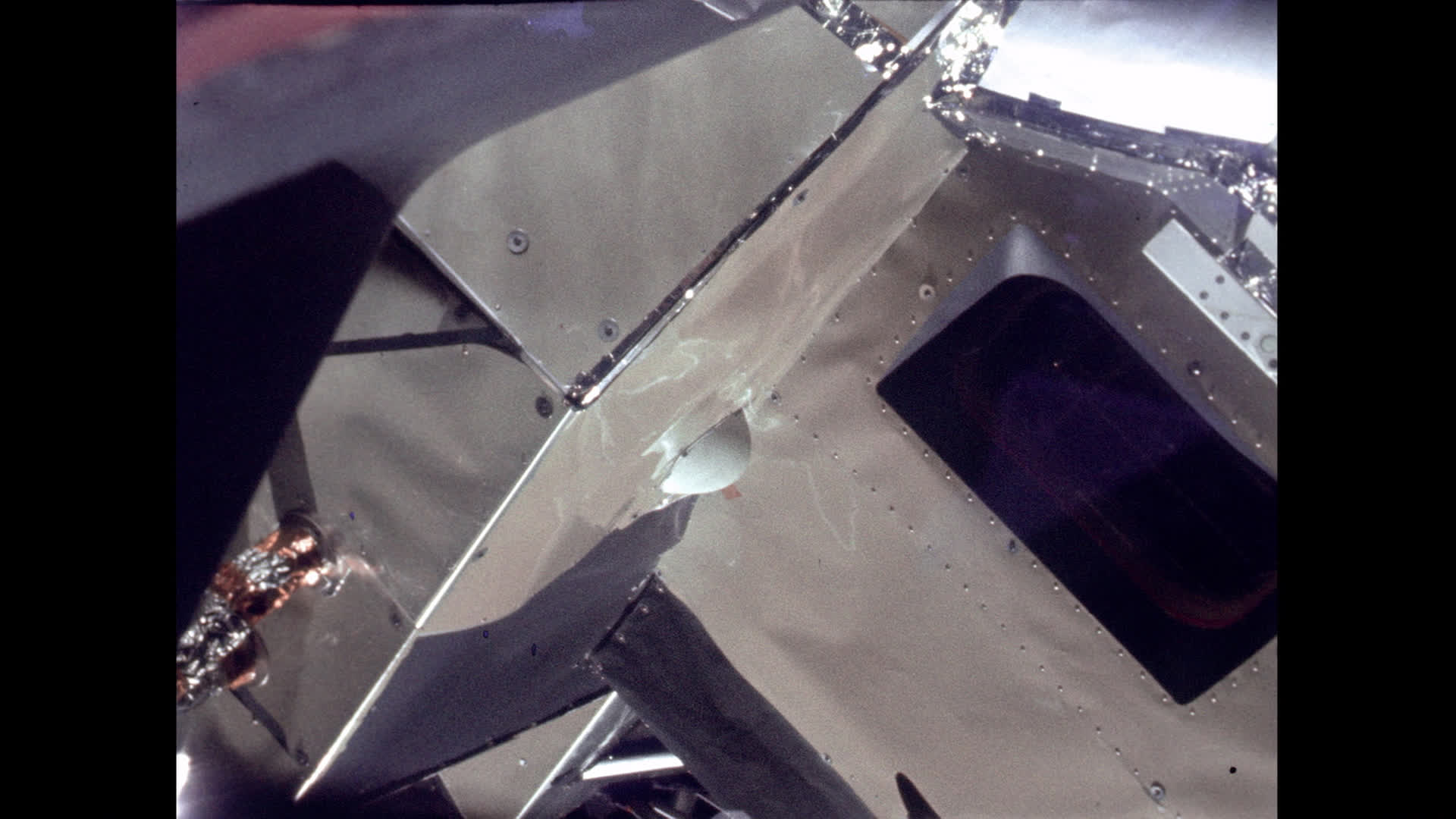 Apollo 11 Lunar Module Detaching