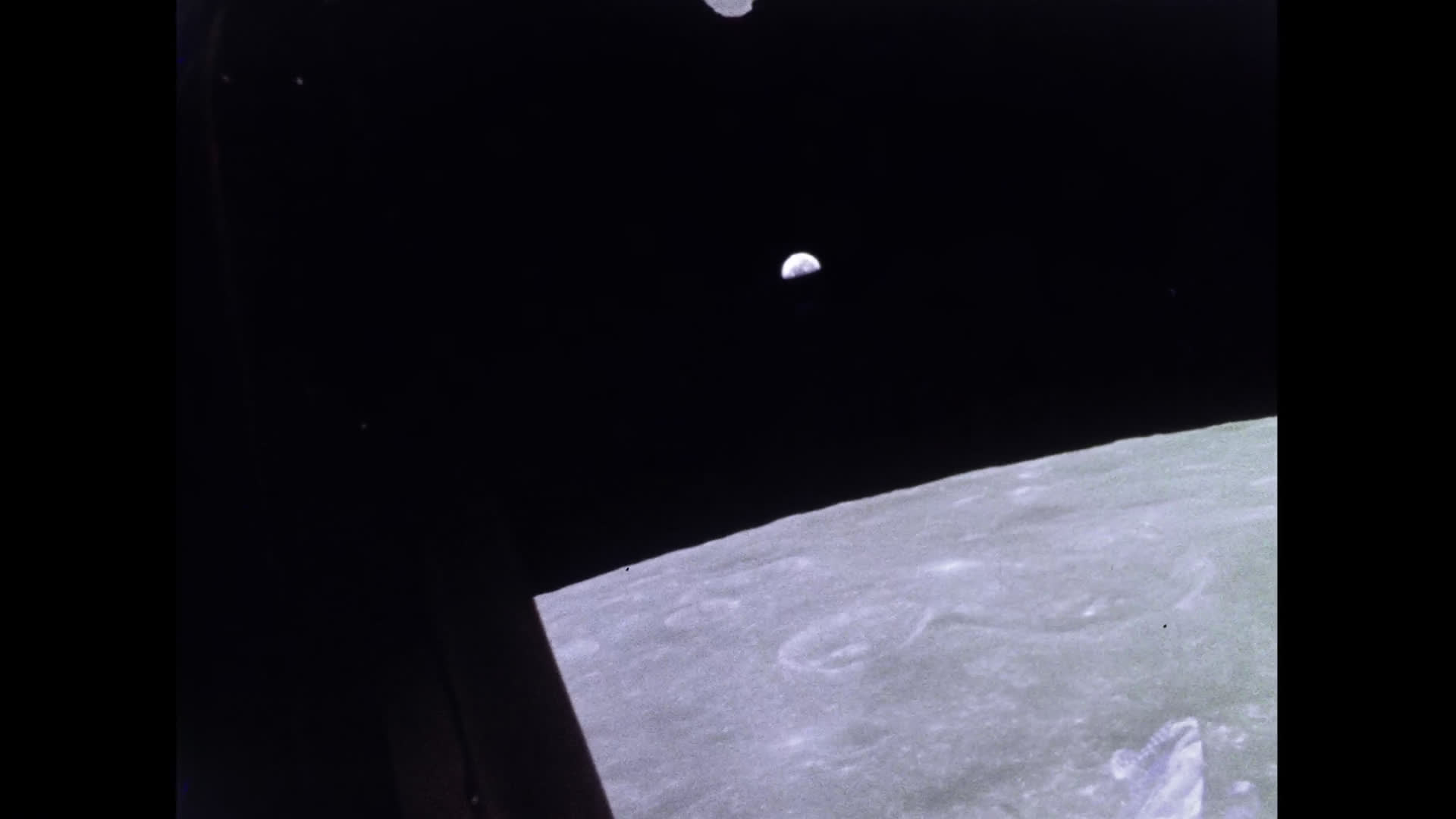 View of the Moon and Earth