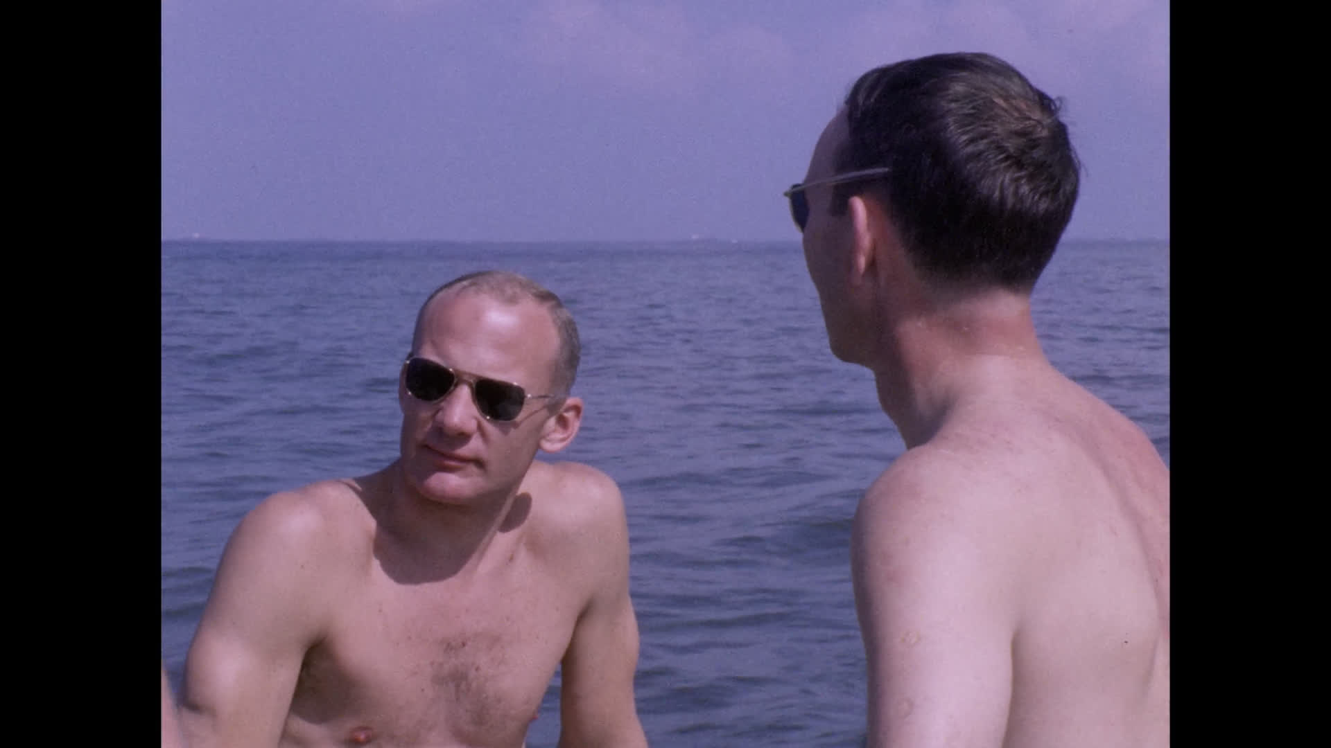 Buzz Aldrin and Michael Collins