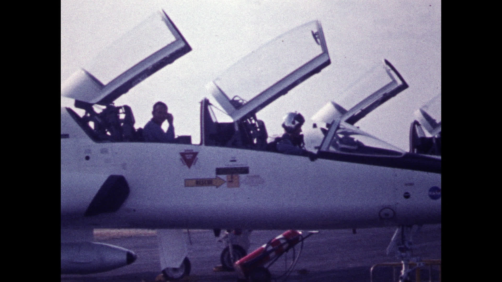 Buzz Aldrin and Michael Collins at Patrick Air Force Base