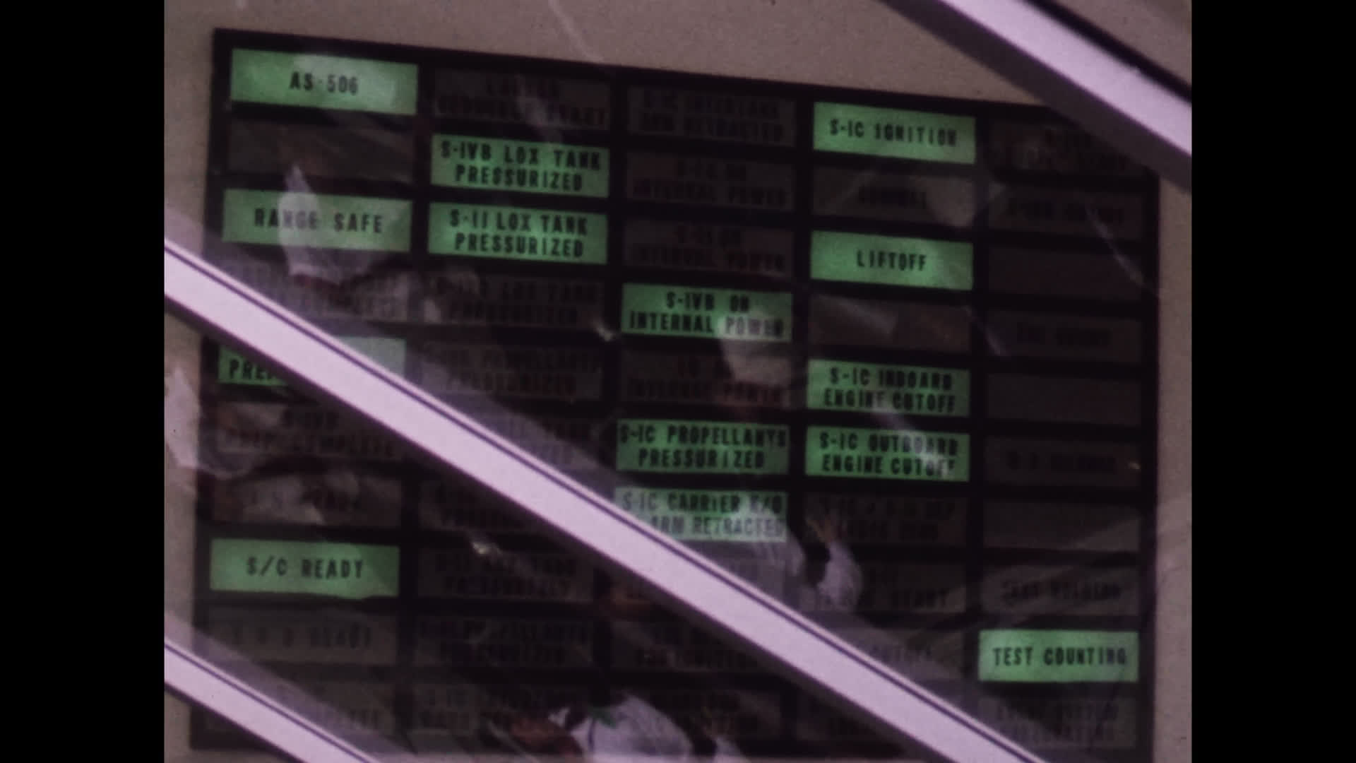 Apollo 11 Launch Control Center Status Boards