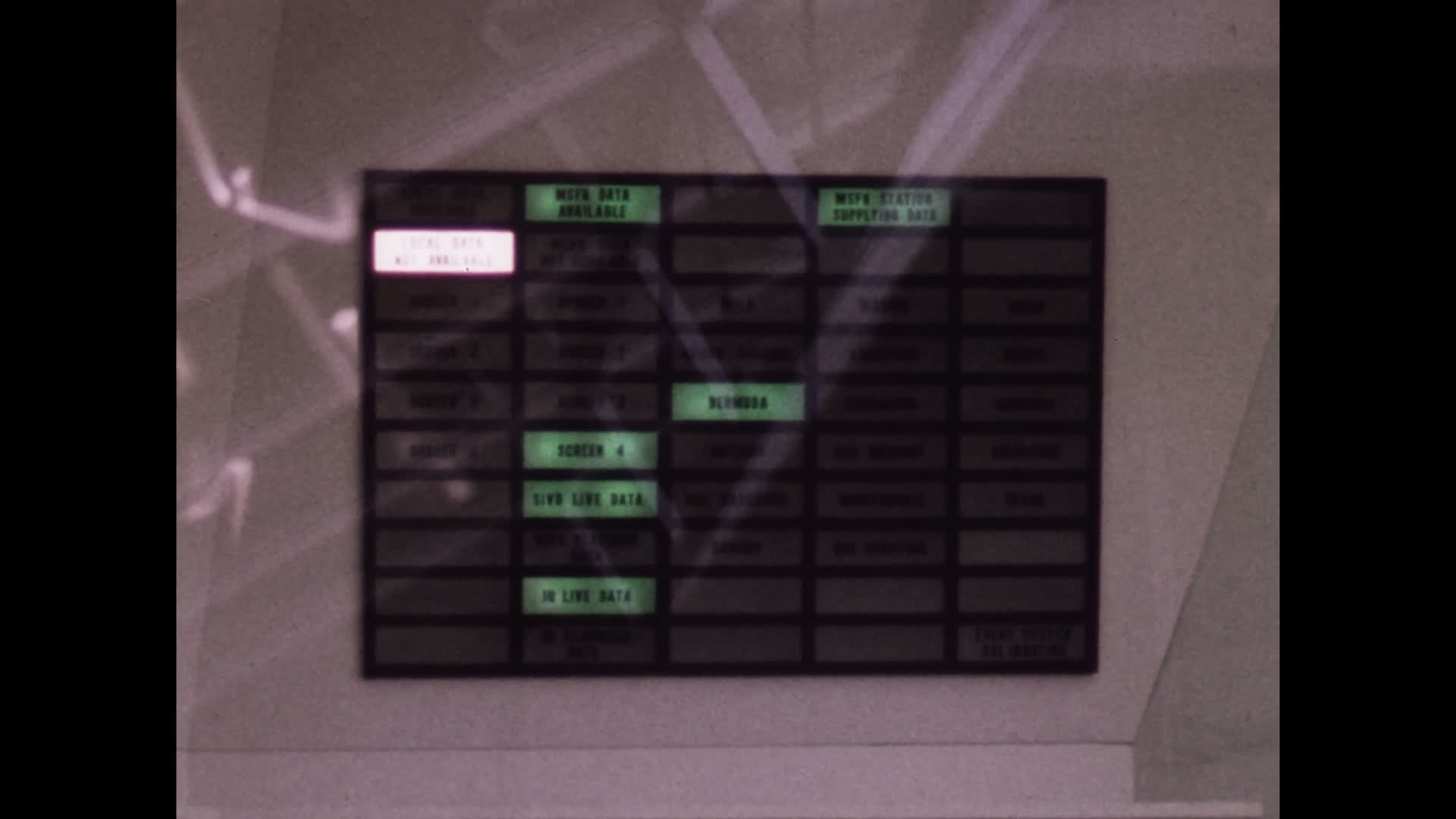 Apollo 11 Launch Control Center Status Boards