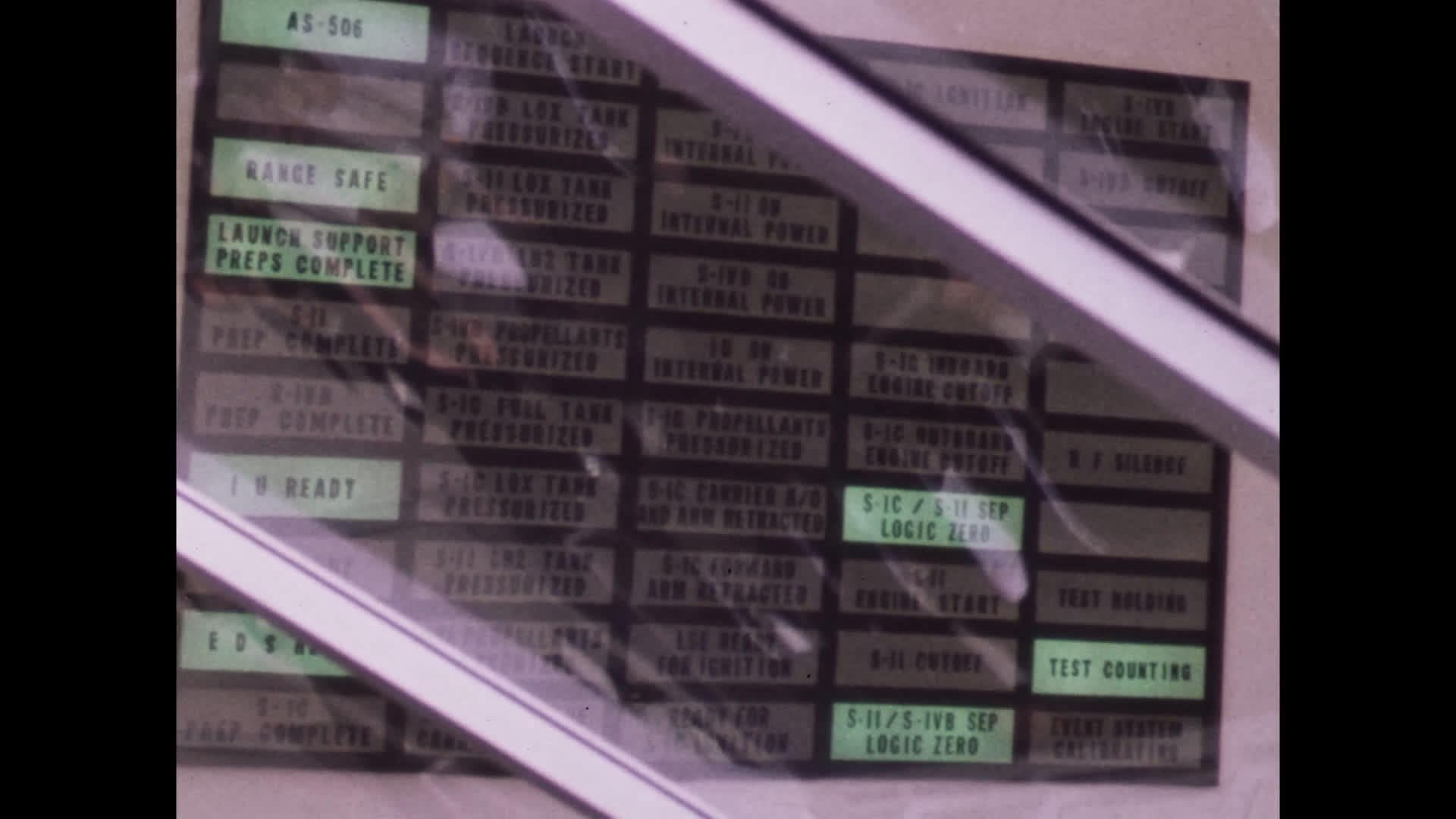 Apollo 11 Launch Control Center Status Boards