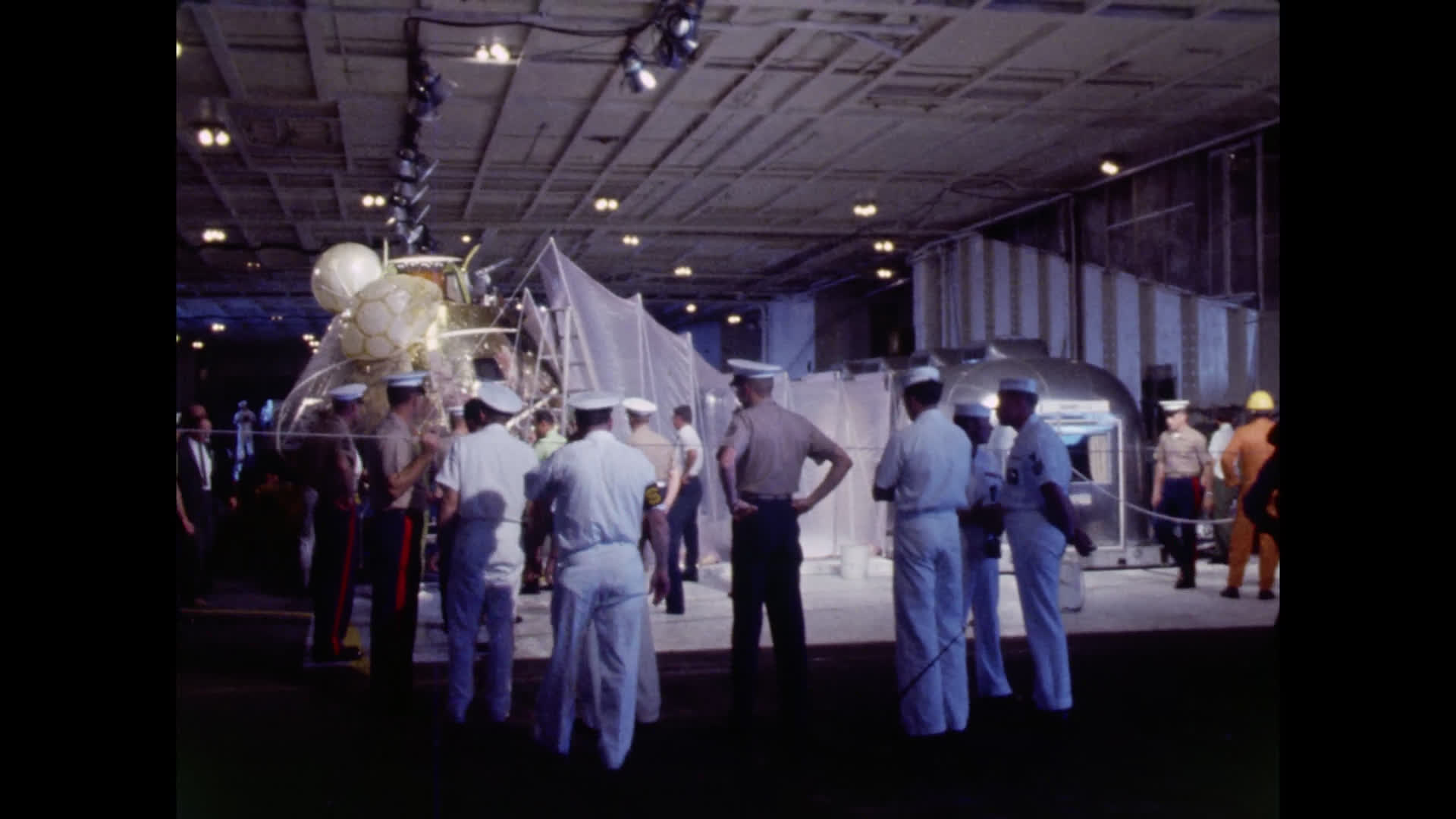 Apollo 11 Command Module and Mobile Quarantine Facility