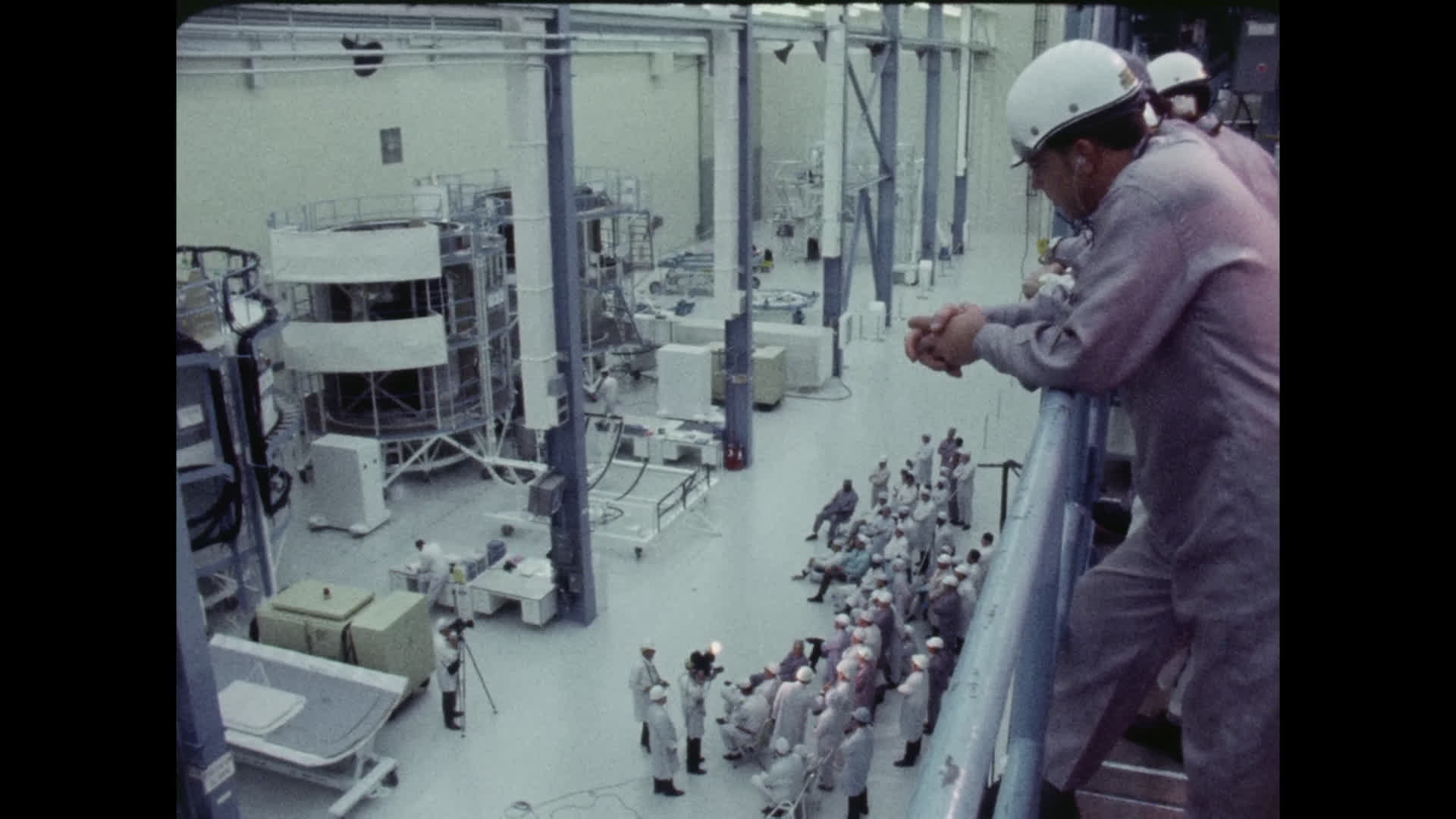 Rockwell Engineers Watch Apollo 11 Return to Earth