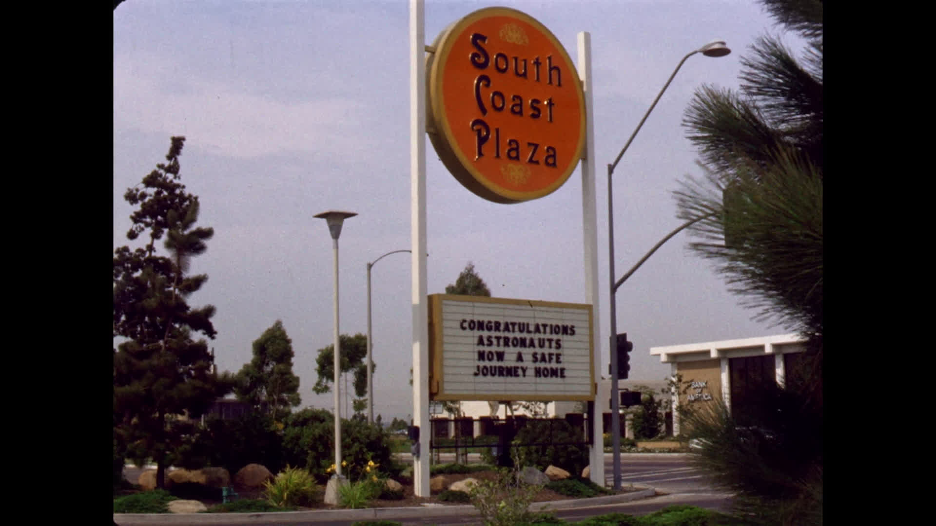 South Coast Plaza Apollo 11 Message