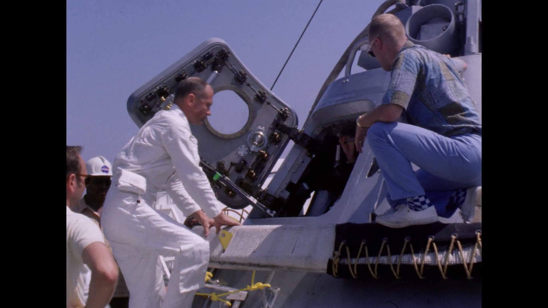 Apollo 11 Crew at Water Egress Training
