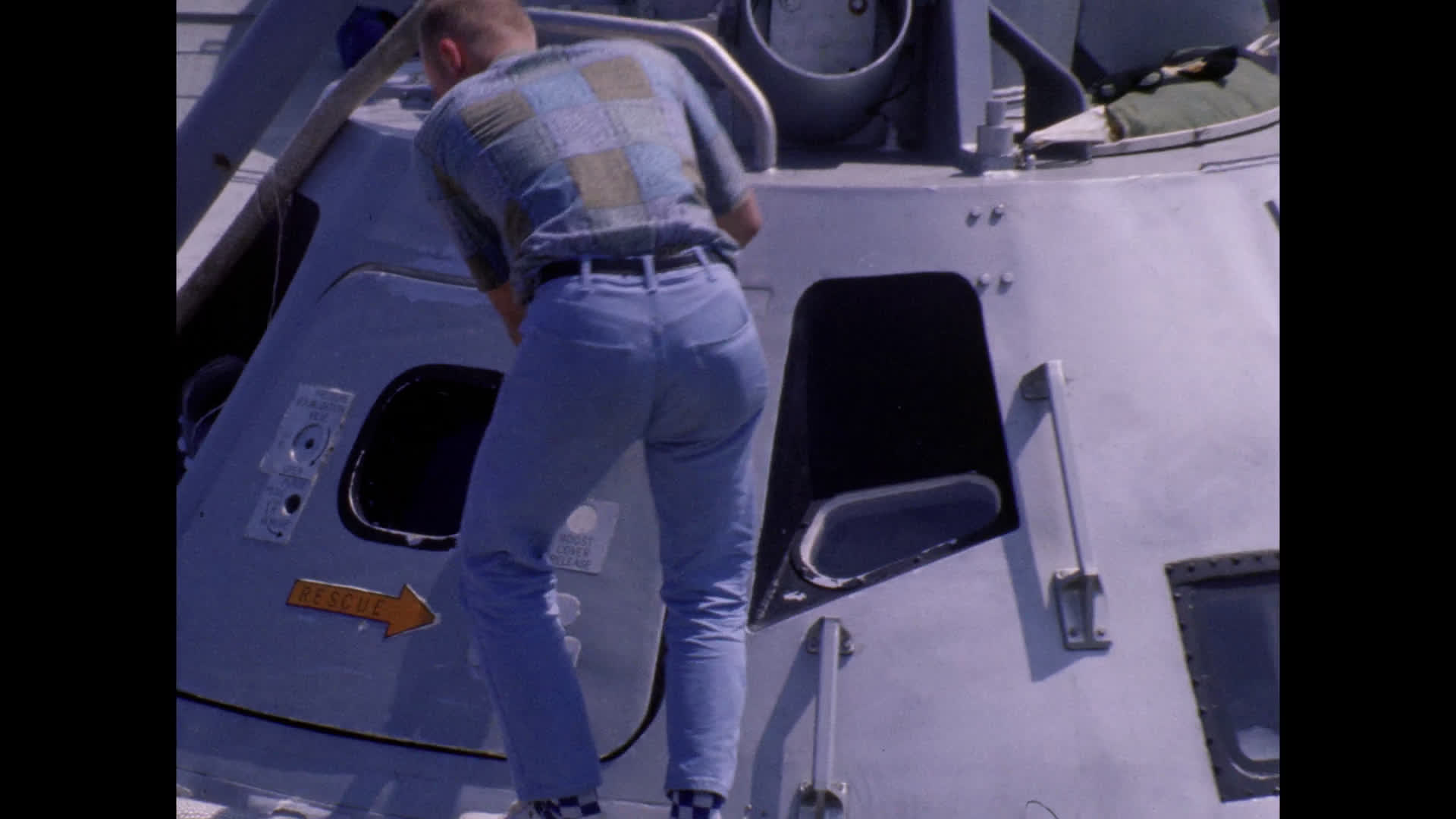 Apollo 11 Crew at Water Egress Training