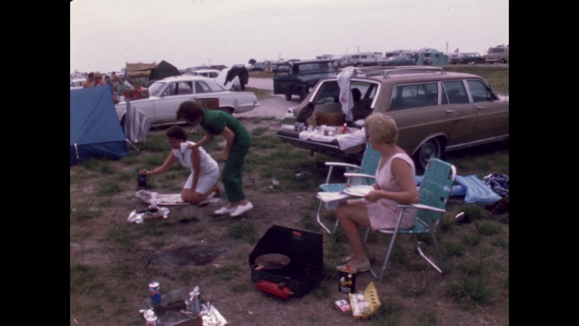 Women Picnicking at Cocoa Beach
