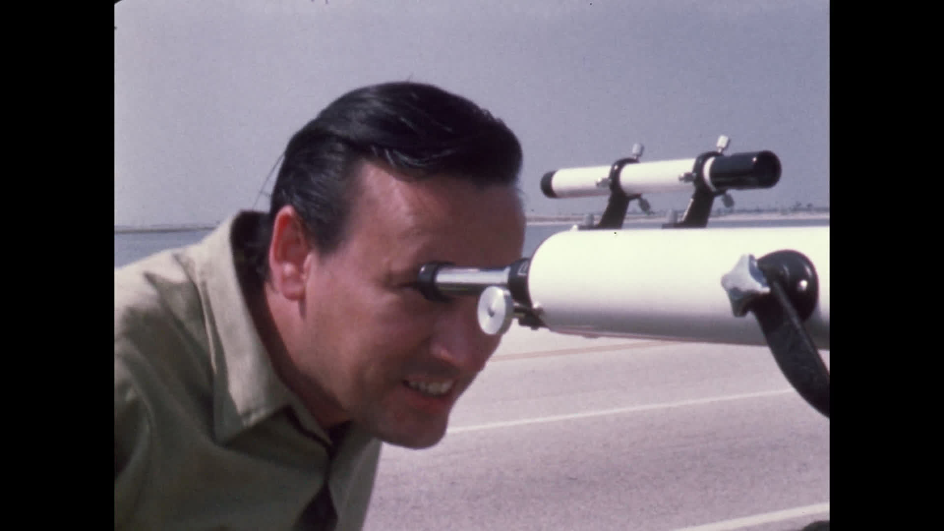 People Viewing Telescope at Cocoa Beach