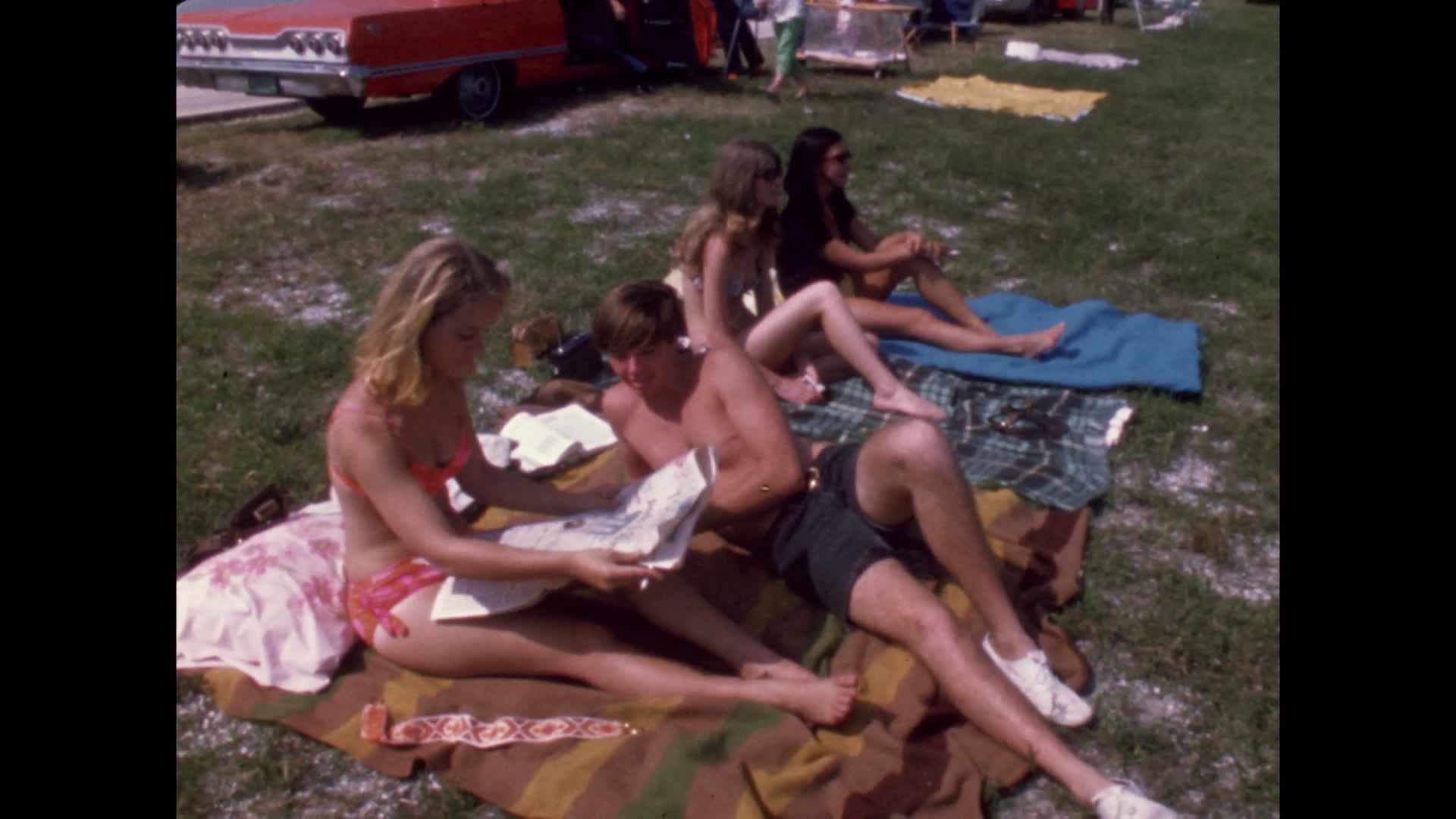 Teenagers at Cocoa Beach