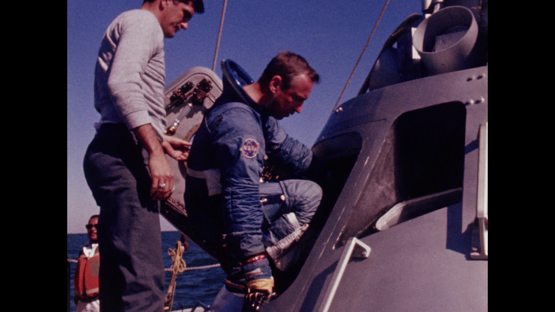 Jim Lovell and the Command Module