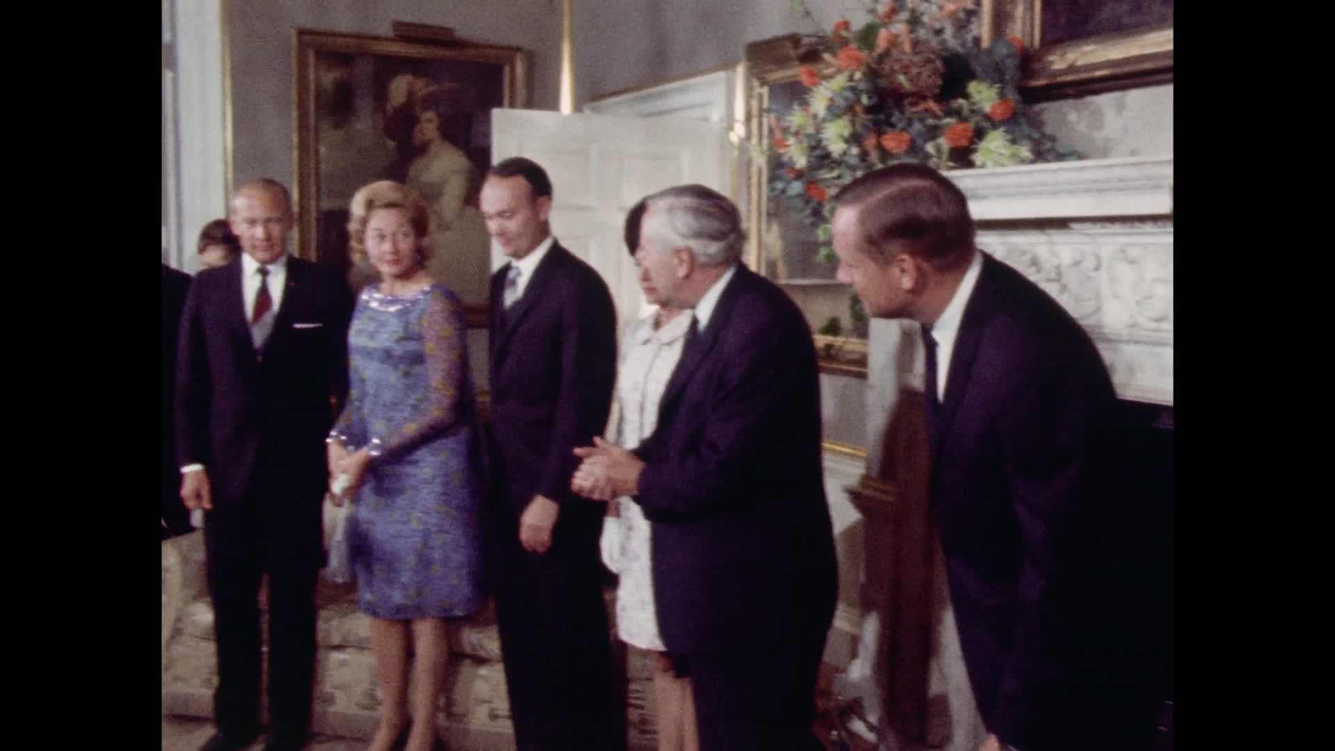 Apollo 11 Crew and Harold Wilson