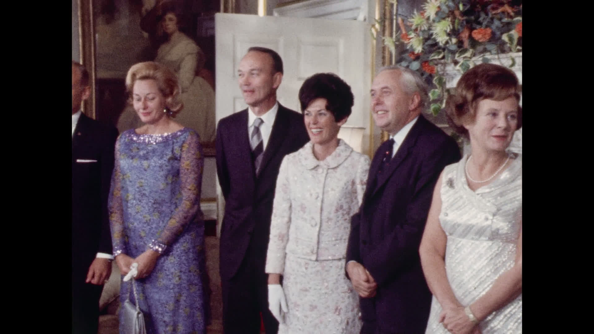 Apollo 11 Crew and Harold Wilson