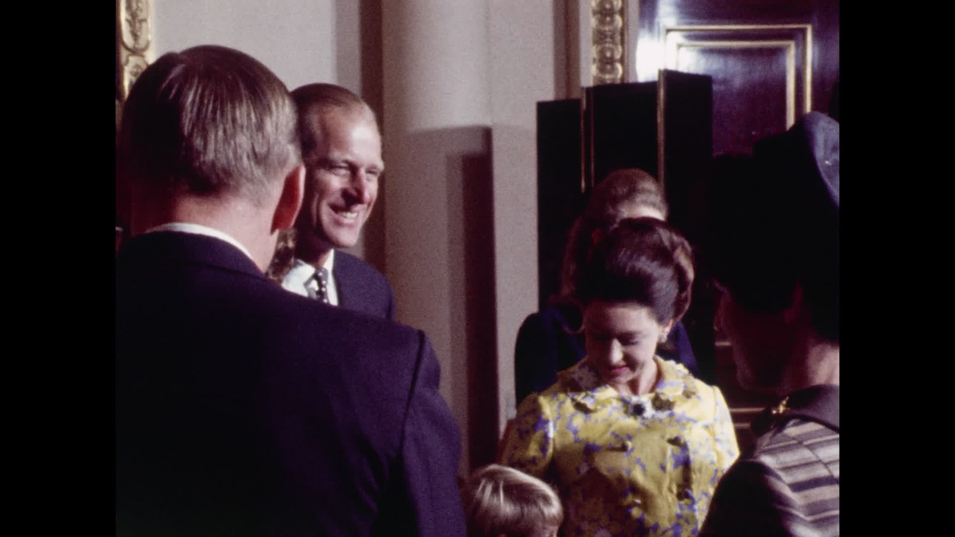 Apollo 11 Crew with Royal Family